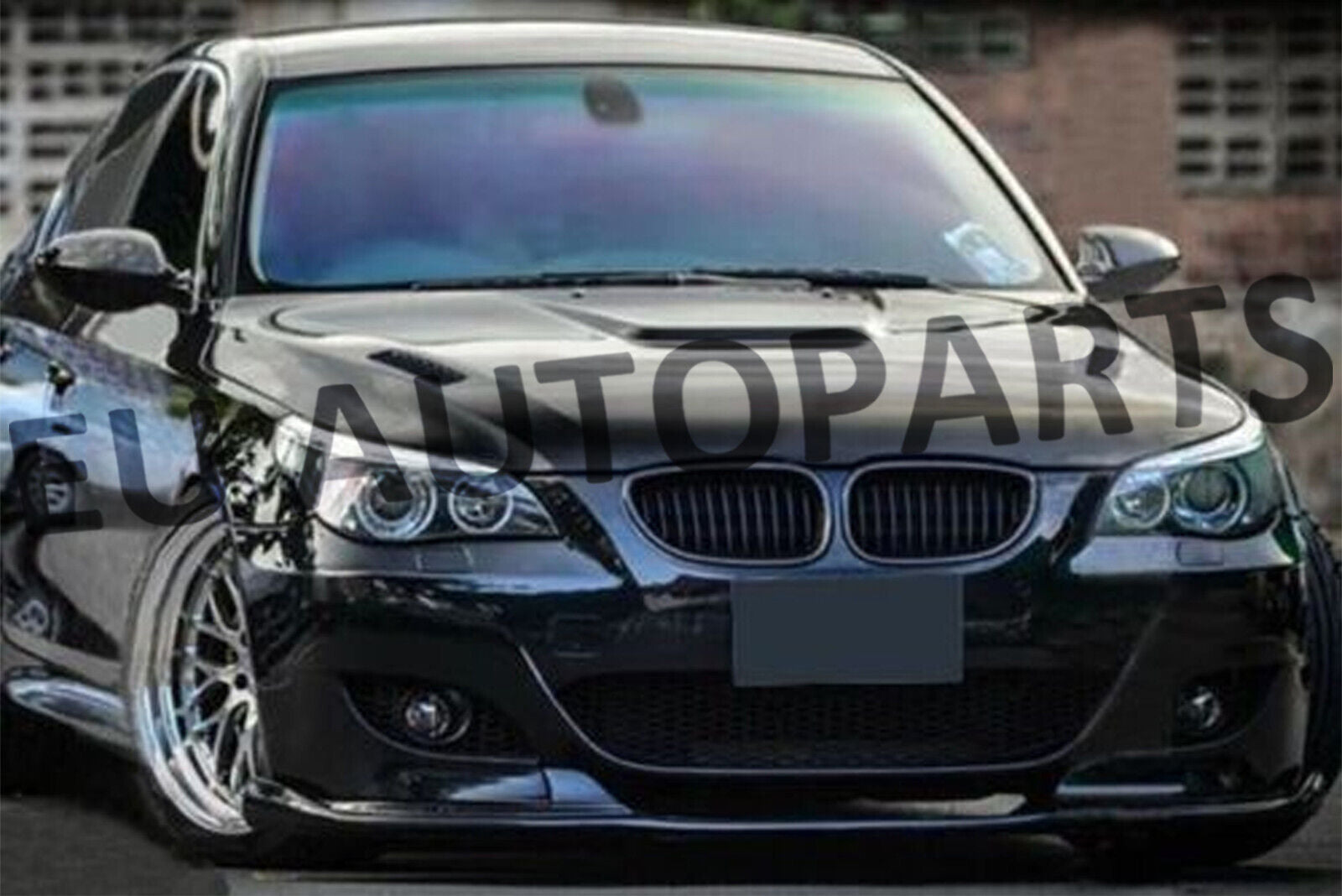 FOR BMW 5 SERIES E60 M5 PERFORMANCE FRONT LIP SPLITTER BUMPER CARBON LOOK