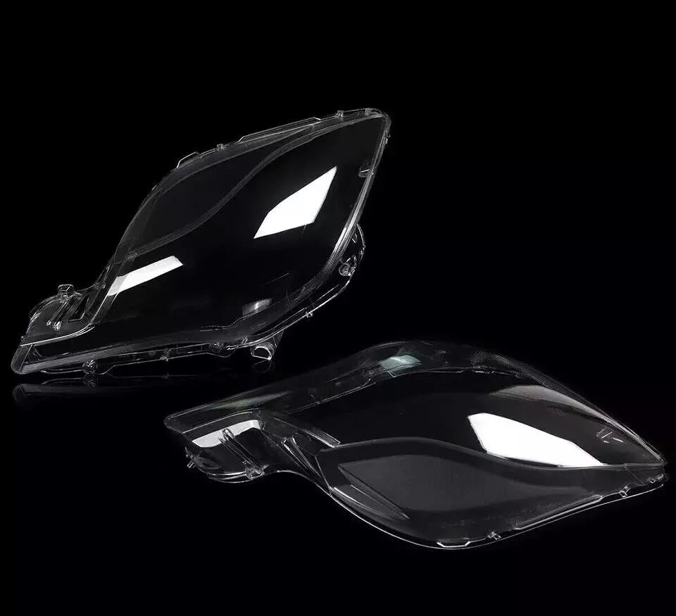 PAIR FOR MASERATI QUATTROPORTE MK6 M156 HEADLAMP HEADLIGHT LENS COVER 2013-2015