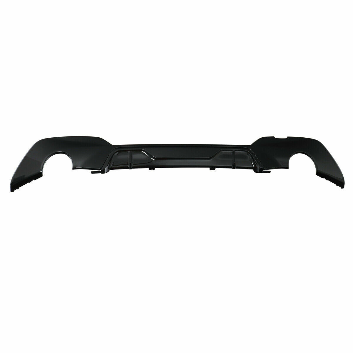 FOR BMW 3 SERIES G20 G21 M SPORT GLOSS BLACK REAR DIFFUSER TWIN EXHAUST 18+
