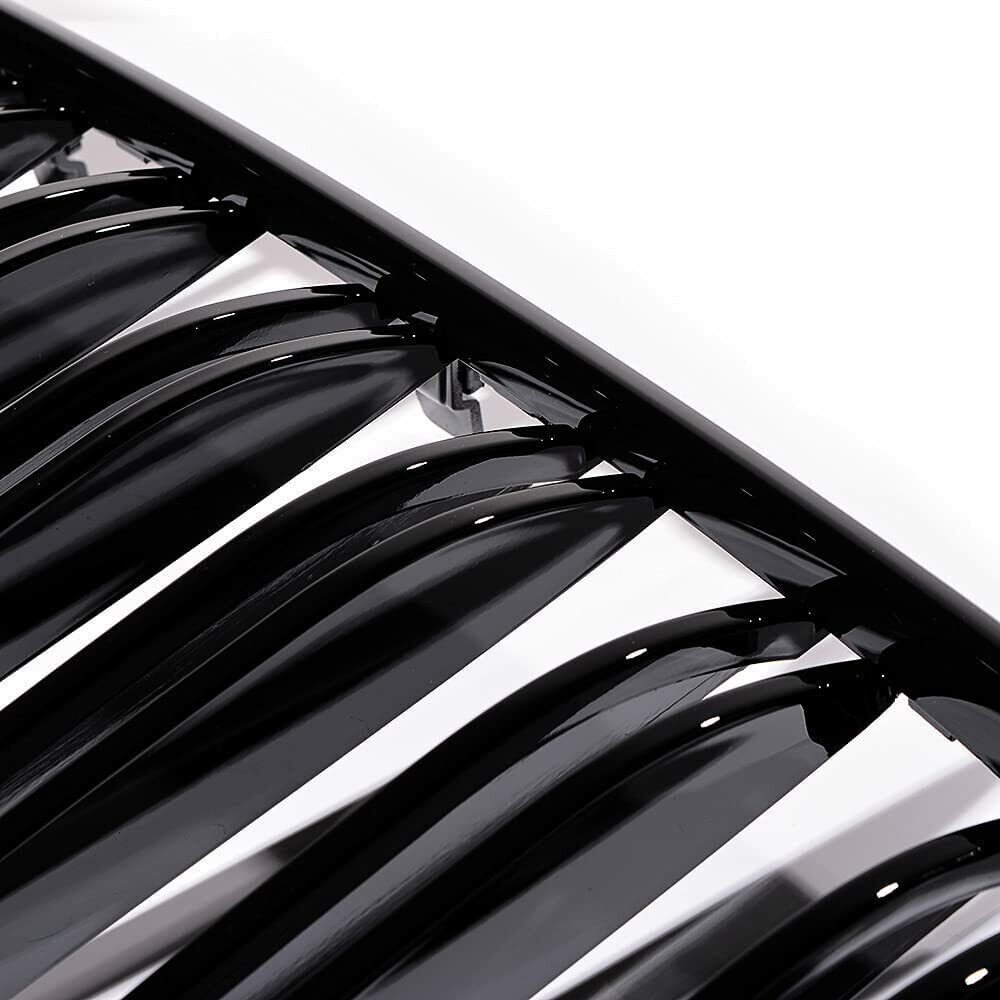 FOR BMW 7 SERIES 15-19 G11 G12 KIDNEY TWIN GRILL GRILLE GLOSS BLACK DUAL LINE