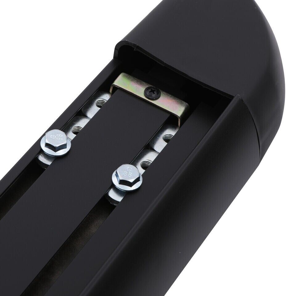 ALUMINIUM BLACK SIDE STEPS RUNNING BOARDS PAIR FOR NISSAN QASHQAI J11 2013-2021