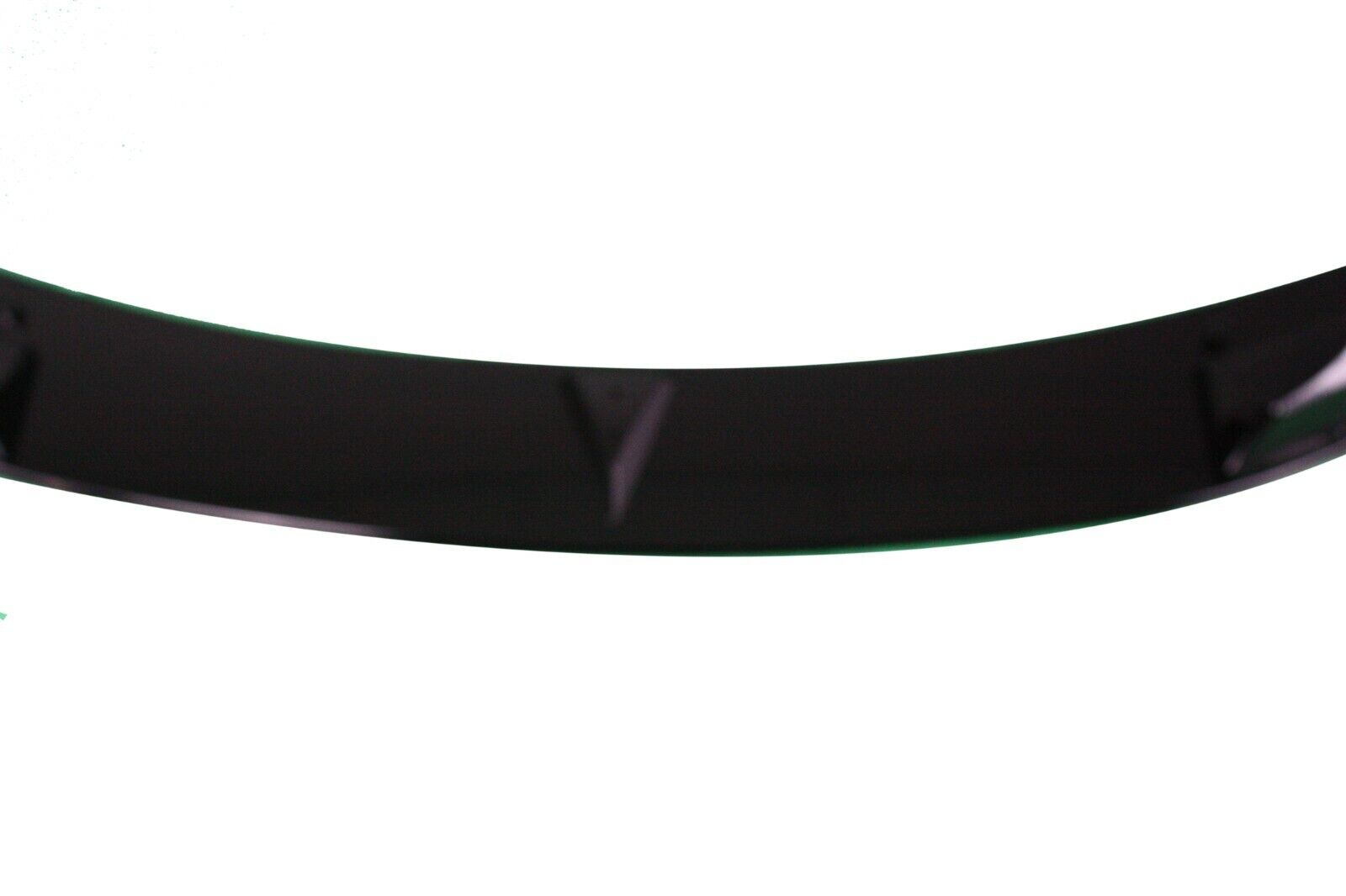 FOR BMW 5 SERIES E60 FRONT LIP SPLITTER CHIN GLOSS BLACK M-SPORT BUMPER ONLY