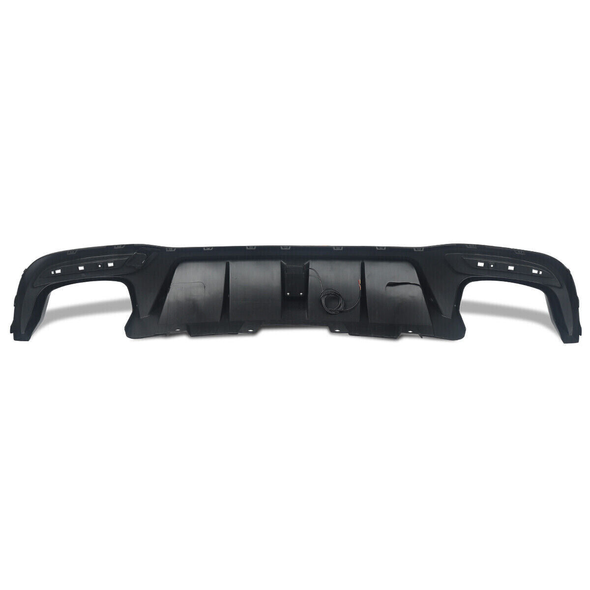 FOR MERCEDES GLE GLS W166 X166 REAR DIFFUSER WITH LIGHT & TAILPIPES BLACK 15-19