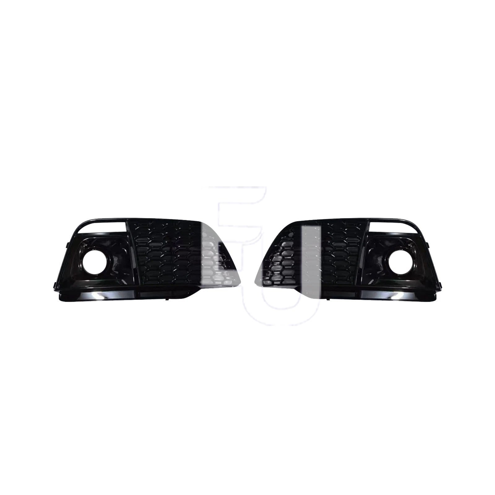 RSQ5 LOOK FRONT FOG LIGHT LAMP HONEYCOMB GRILLE COVER FOR AUDI Q5 SQ5 18-20