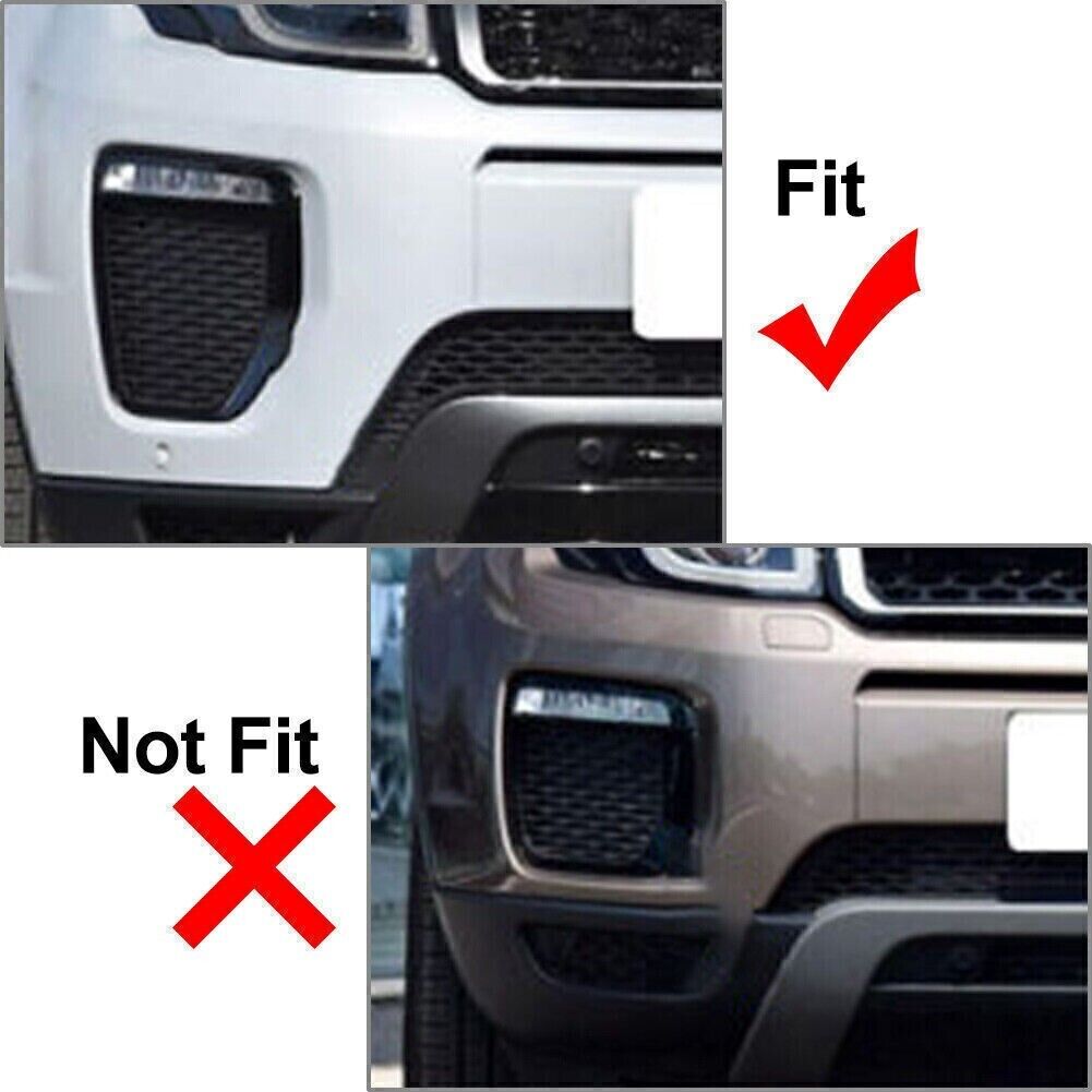 BUMPER FOG LIGHT LAMP TRIM PAIR FOR LAND ROVER RANGE ROVER EVOQUE DYNAMIC SPORT
