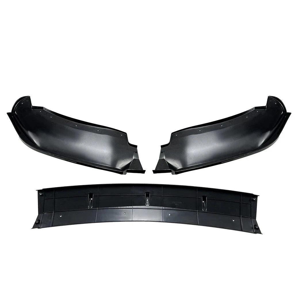FOR BMW X6 G06 M SPORT FRONT BUMPER SPLITTER LIP SPOILER GLOSS BLACK 2019-2022