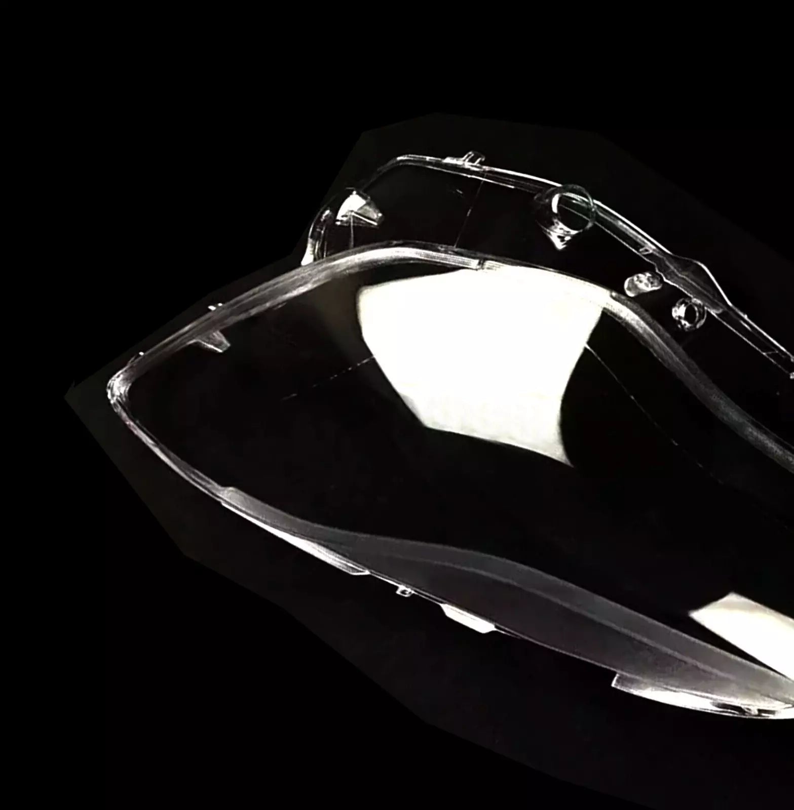 LEFT PASSENGER FOR MASERATI QUATTROPORTE MK6 HEADLAMP HEADLIGHT LENS COVER 16-19
