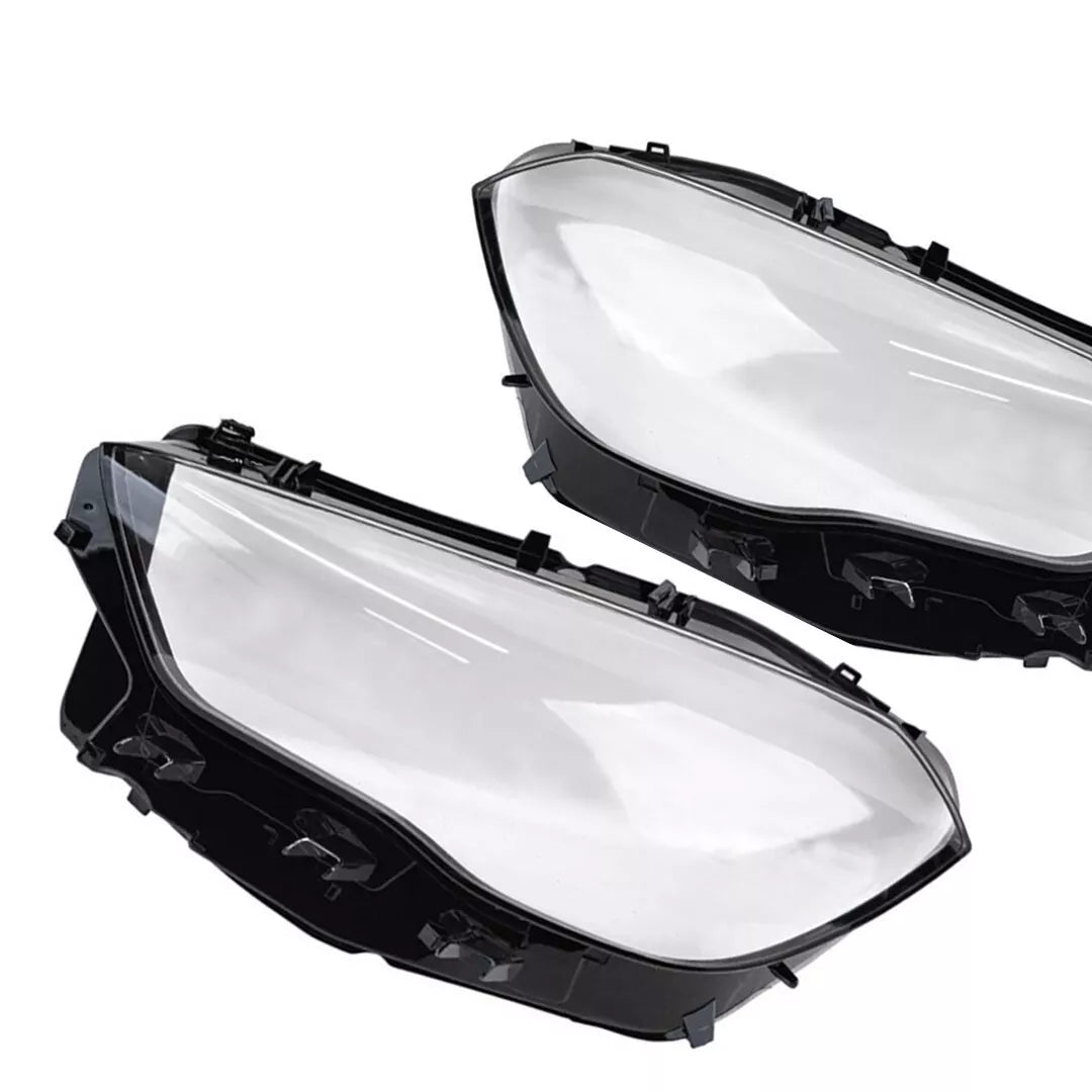 FOR MERCEDES GLA H247 PAIR LEFT RIGHT SIDE HEADLIGHT LENS COVER HEADLAMP 20-22