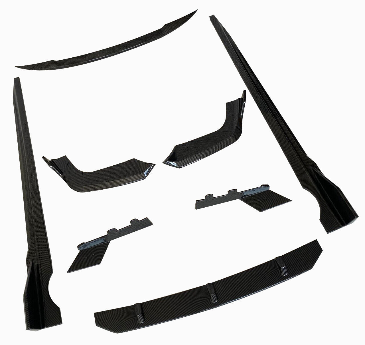 FOR BMW X5 X5M F95 M PERFORMANCE FRONT SPLITTER LIP DIFFUSER SIDE SKIRT BODYKIT