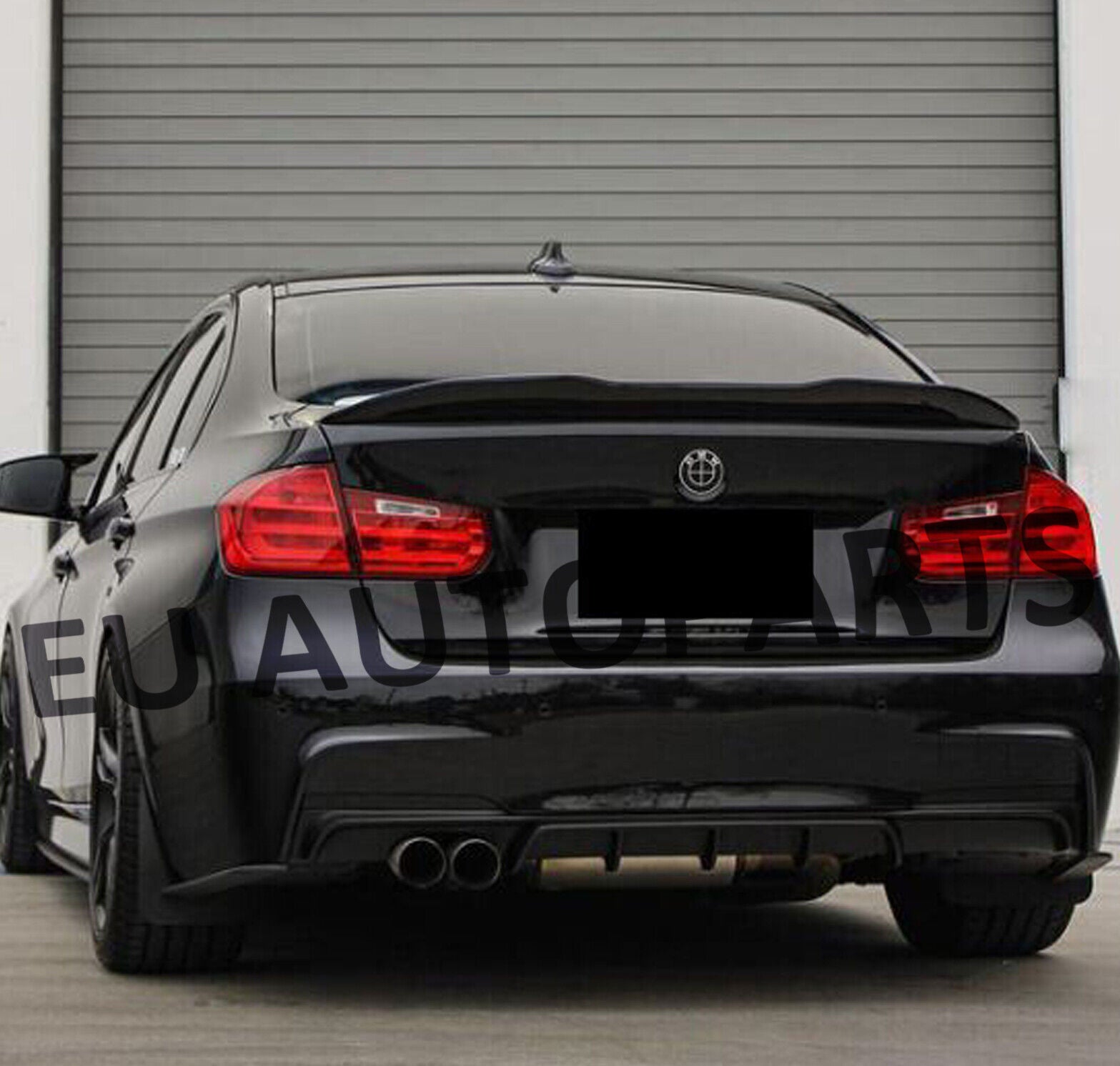 FOR BMW F30 F31 3 SERIES REAR DIFFUSER M SPORT PERFORMANCE TWIN EXHAUS