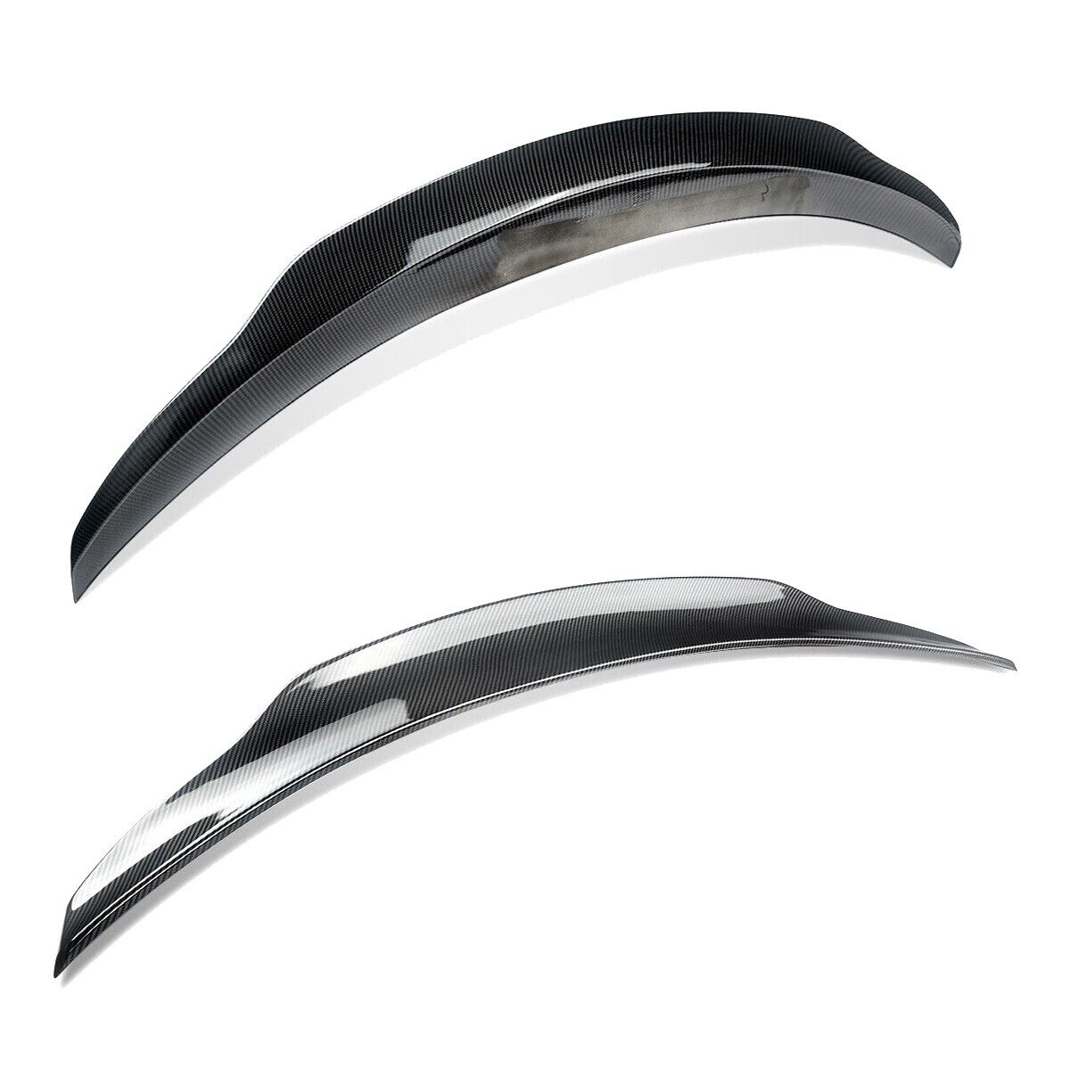 FOR MERCEDES C CLASS W205 RENNTECH PSM STYLE REAR BOOT SPOILER LIP CARBON LOOK