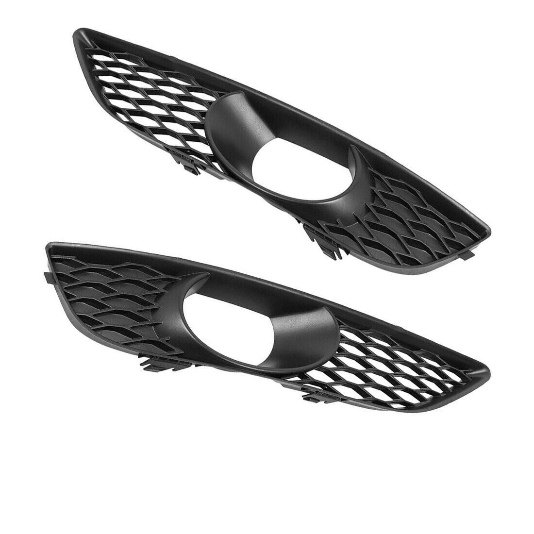 2PCS FRONT BUMPER FOG LIGHT GRILL LAMP COVER FIT AUDI Q7 SPORTBACK 2010-2015