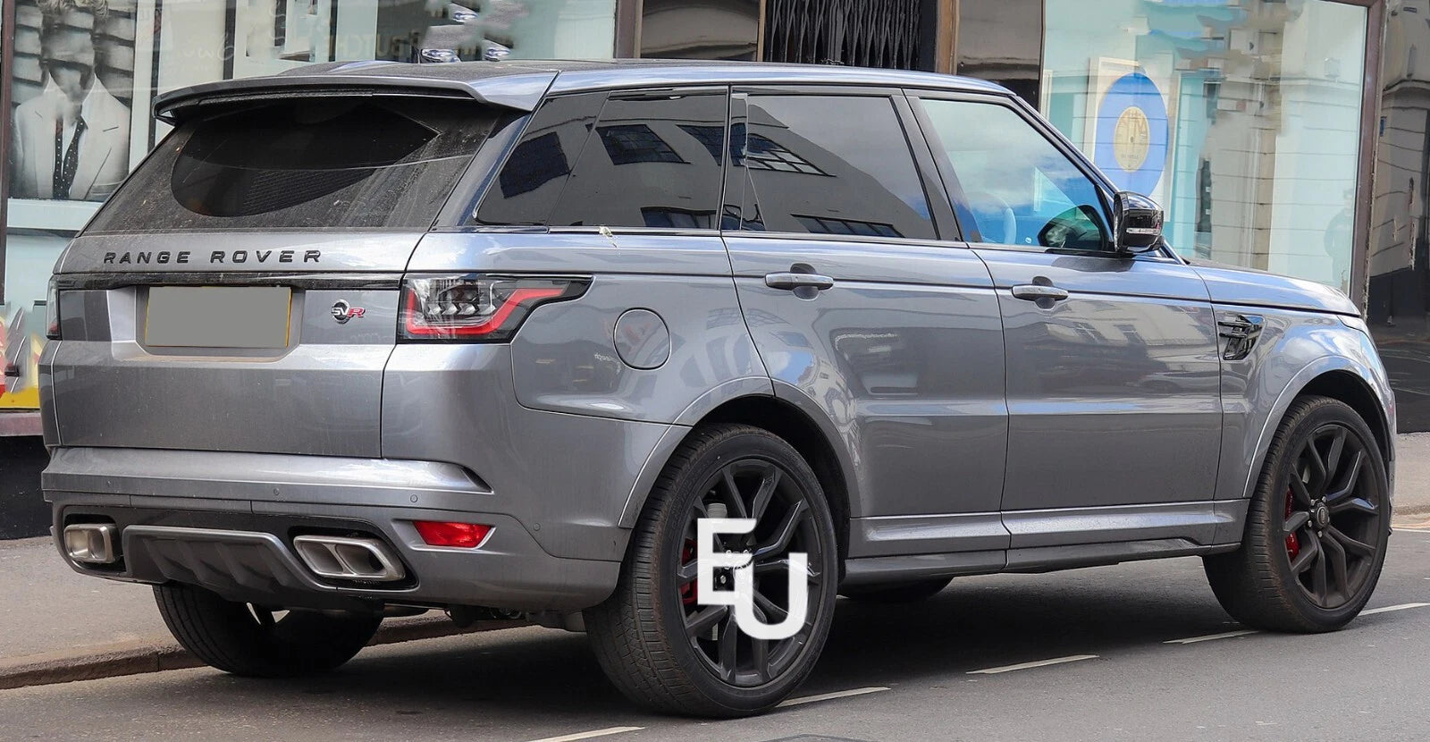 FOR RANGE ROVER SPORT L494 LCI SIDE WING AIR VENT INSERT TRIM GLOSS BLACK 2018+