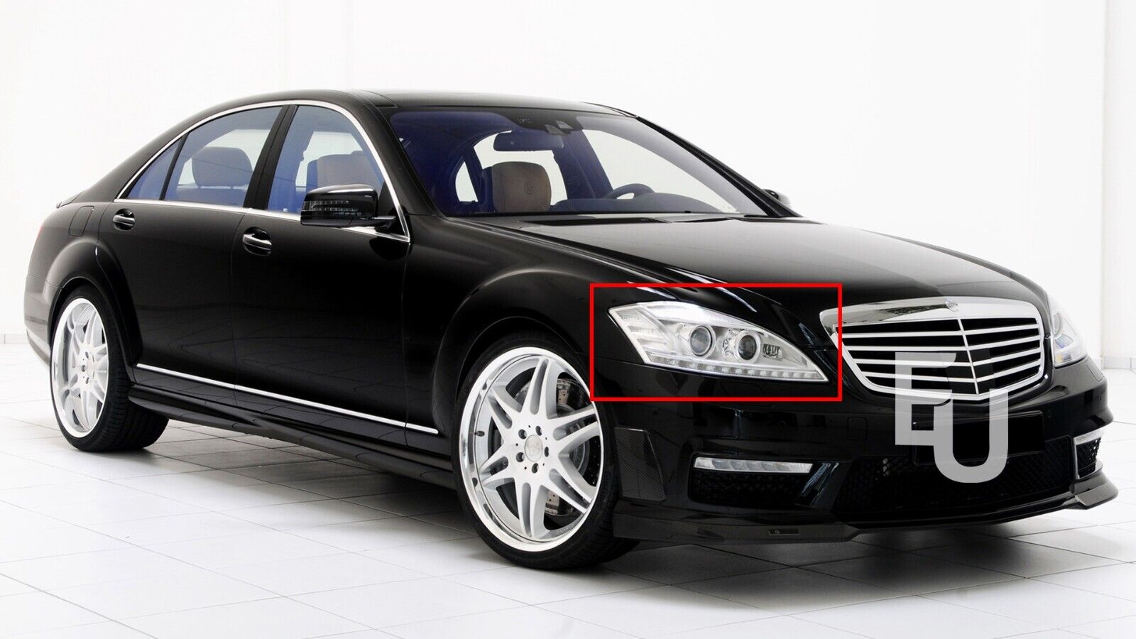 FOR MERCEDES S-CLASS W221 S430 S450 S550 2009-2013 RIGHT HEADLIGHT HEADLAMP LENS