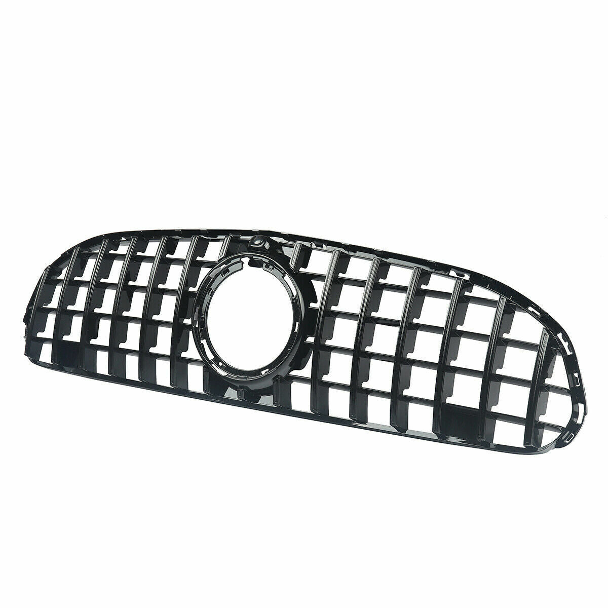FOR MERCEDES X253 C253 GLC 2020+ PANAMERICANA GTR STYLE SPORT GRILLE GLOSS BLACK