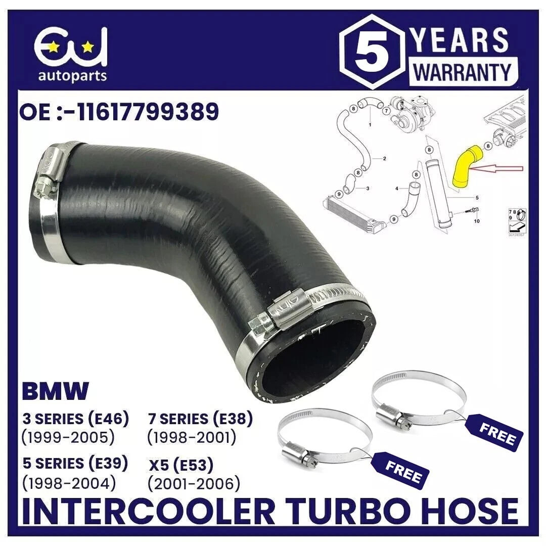 INTERCOOLER TURBO PIPE EGR FOR BMW 330D 525D 530D 730D E46 E39 E38 E53 2.5D 3.0D