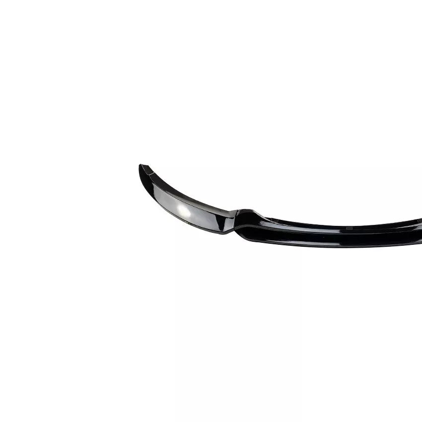 FOR BMW 1 SERIES E82 E88 GLOSS BLACK FRONT BUMPER SPLITTER LIP M SPORT 2007-2013