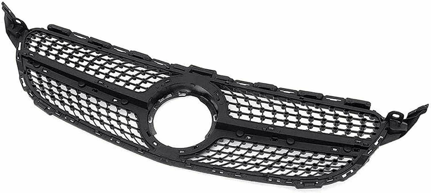 FOR MERCEDES C CLASS W205 DIAMOND STYLE FRONT GRILL GRILLE AMG 19+ W/O CAMERA