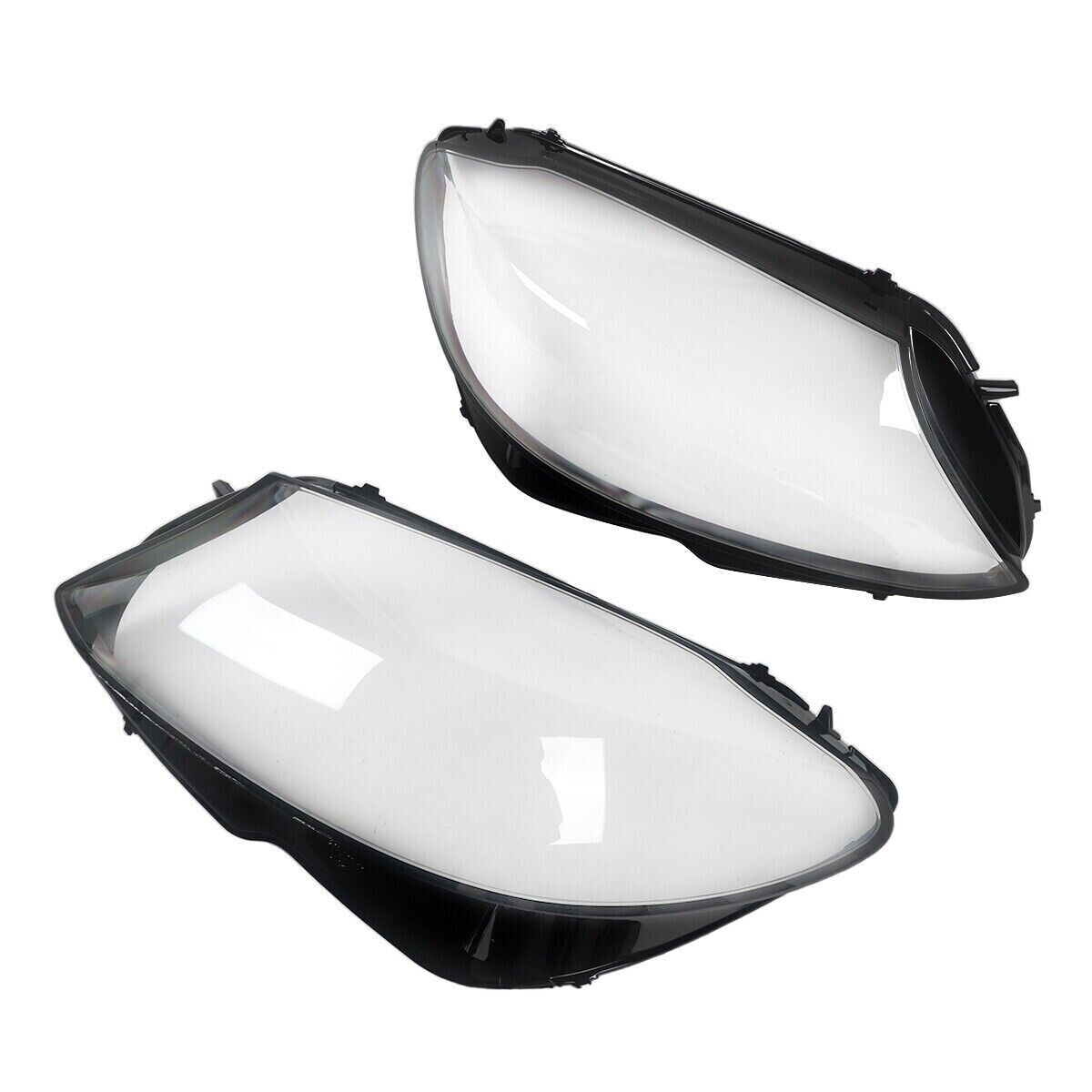 FOR 2019+ MERCEDES C CLASS W205 C205 HEADLIGHT LENS REPLACEMENT COVER LEFT+RIGHT