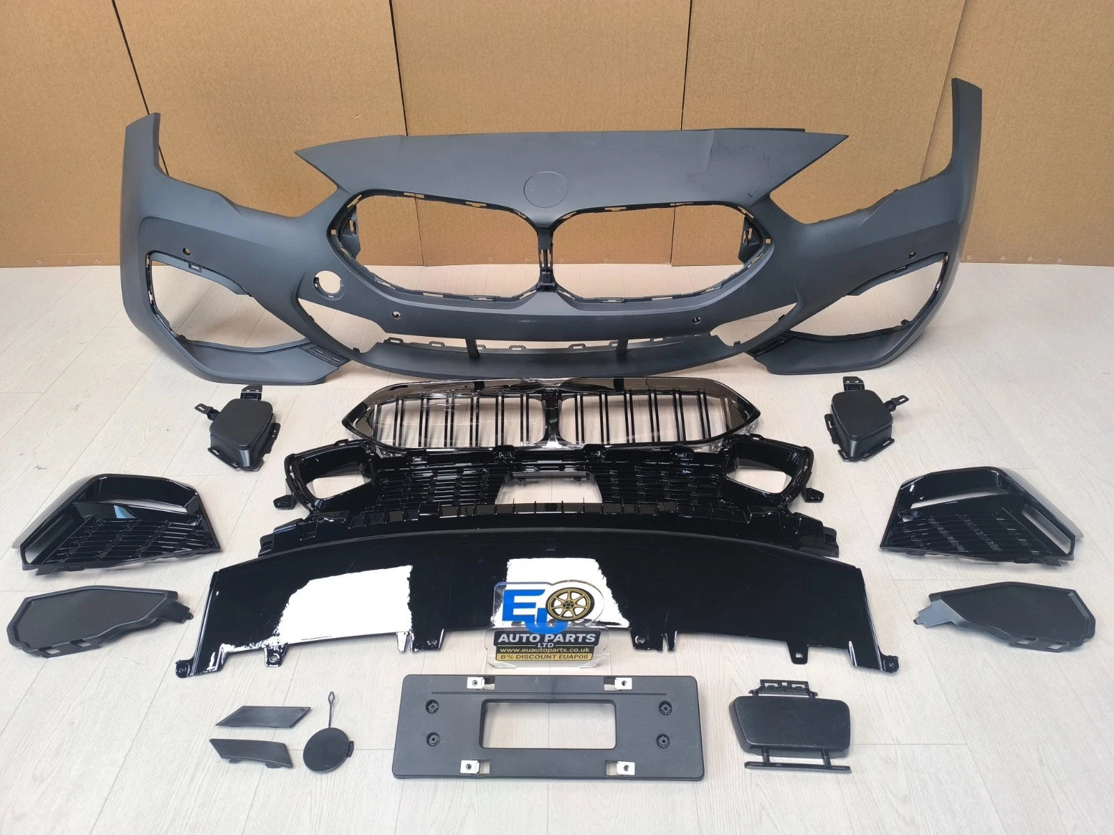 FOR BMW 2 SERIES F44 GRAN COUPE M SPORT 2019-2024 COMPLETE FRONT BUMPER GRILLES
