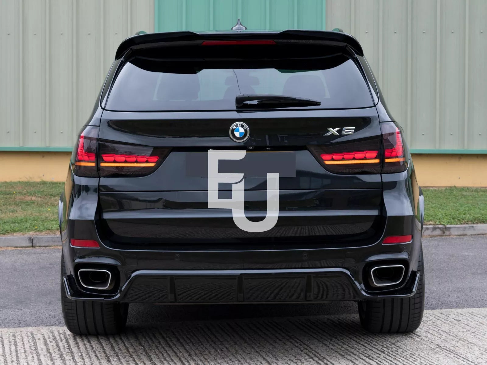 FOR BMW X5 F15 2013-2018 PAIR GTS LED BLACK SMOKED ANIMATION TAIL LIGHTS LAMP