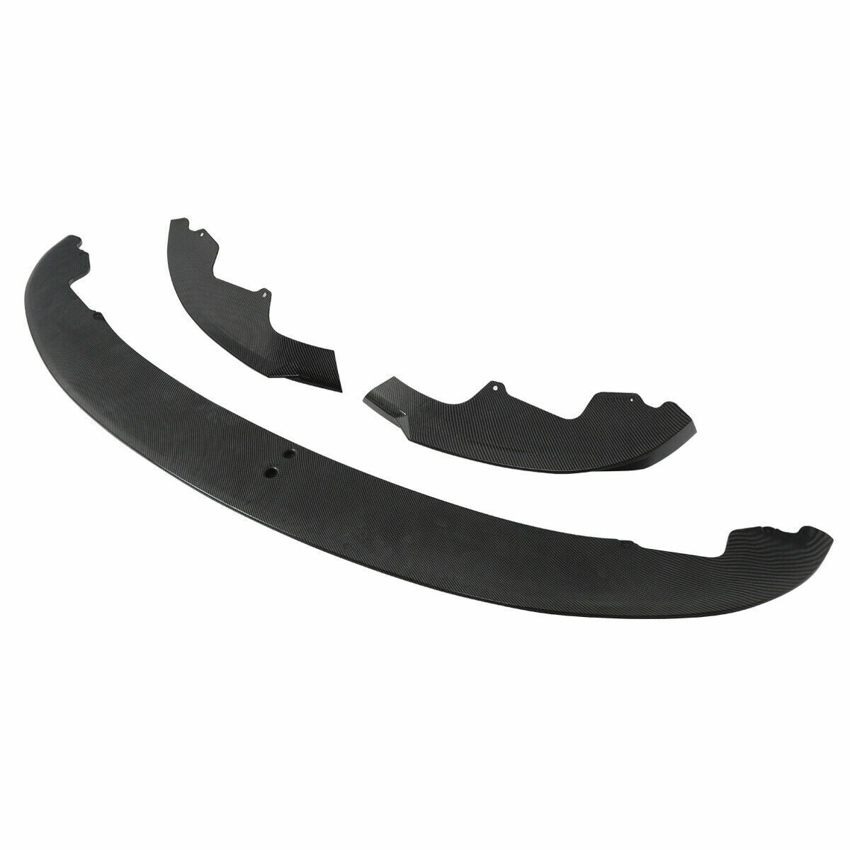 FOR BMW 4 SERIES F32 F33 F36 M SPORT FRONT SPLITTER LIP BUMPER CARBON LOOK 13-20