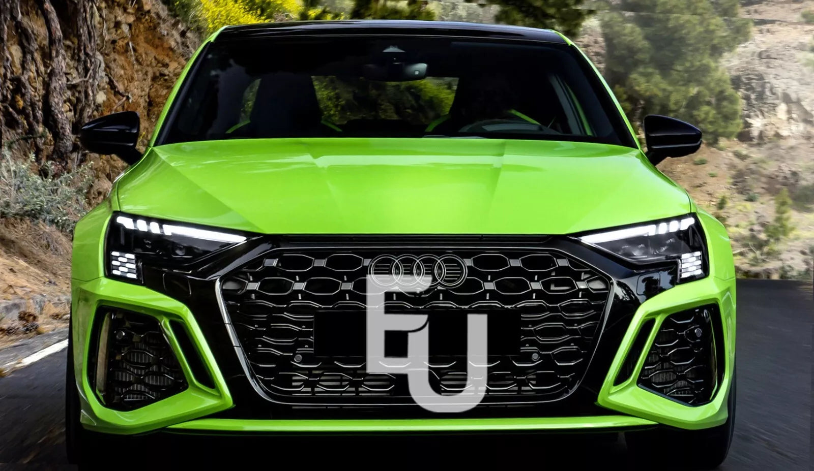 FOR AUDI A3 8Y RIGHT LEFT SIDE PAIR HEADLIGHT HEADLAMP CLEAR LENS COVER 2020 ON