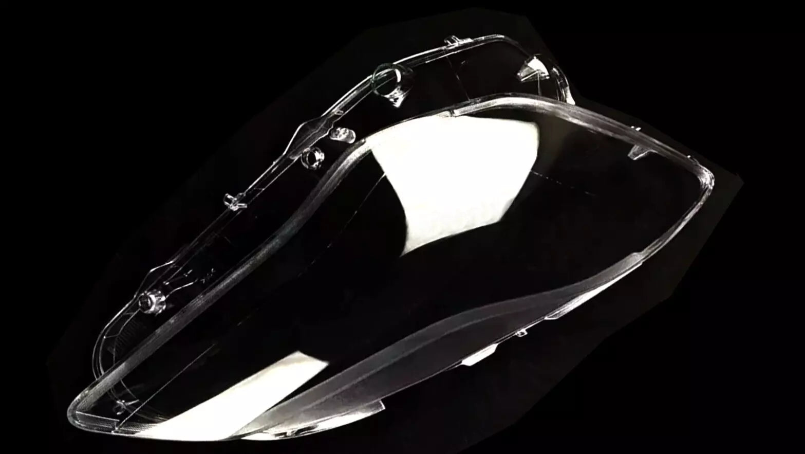 RIGHT DRIVER FOR MASERATI QUATTROPORTE MK6 HEADLAMP HEADLIGHT LENS COVER 16-19