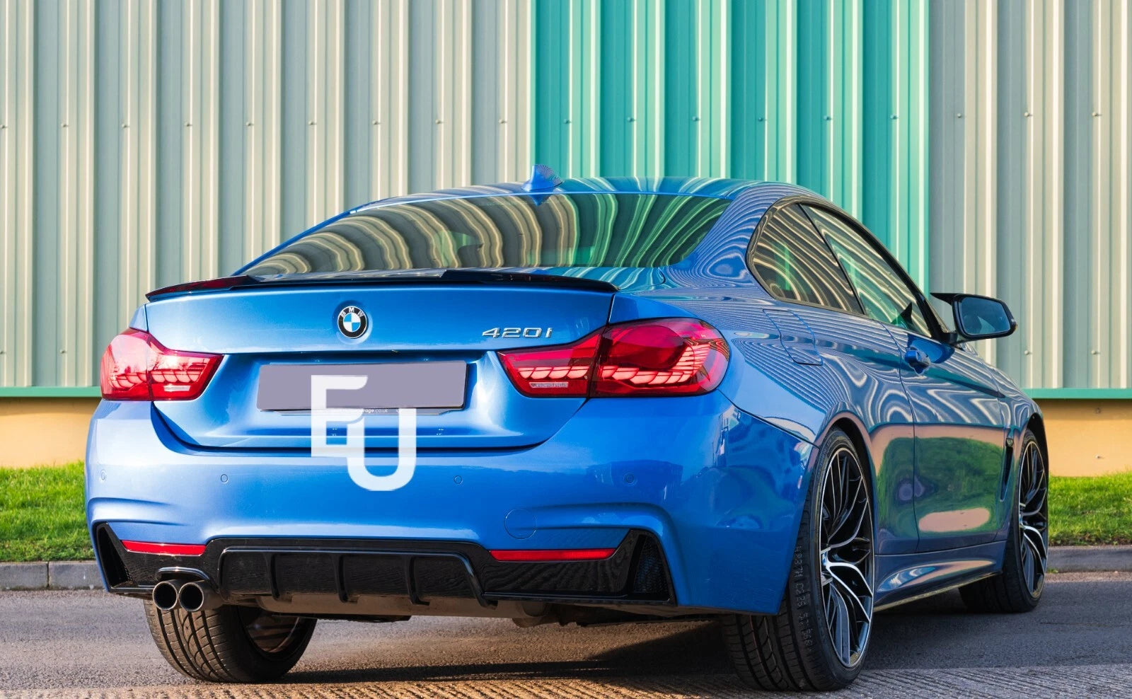 FOR BMW 4 SERIES F32 GLOSS BLACK M4 STYLE REAR BOOT SPOILER COUPE 2013-2020