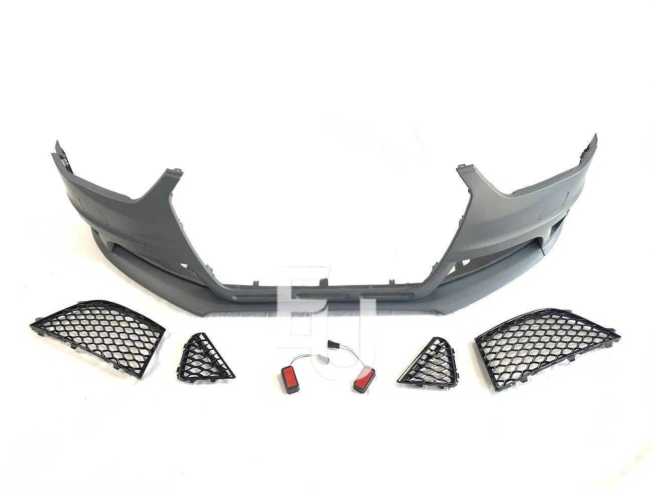 RS4 CONVERSION FRONT BUMPER BODYKIT WITH SPLITTER FOR AUDI A4 S4 B8.5 2012-16 LCI