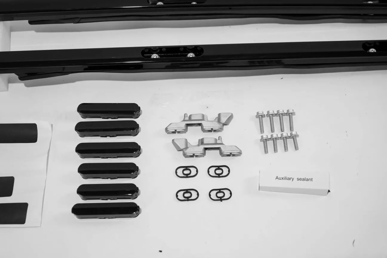 FOR LAND ROVER DISCOVERY 5 L462 ROOF RAILS RACK CROSS BARS BLACK 2017+ OE STYLE