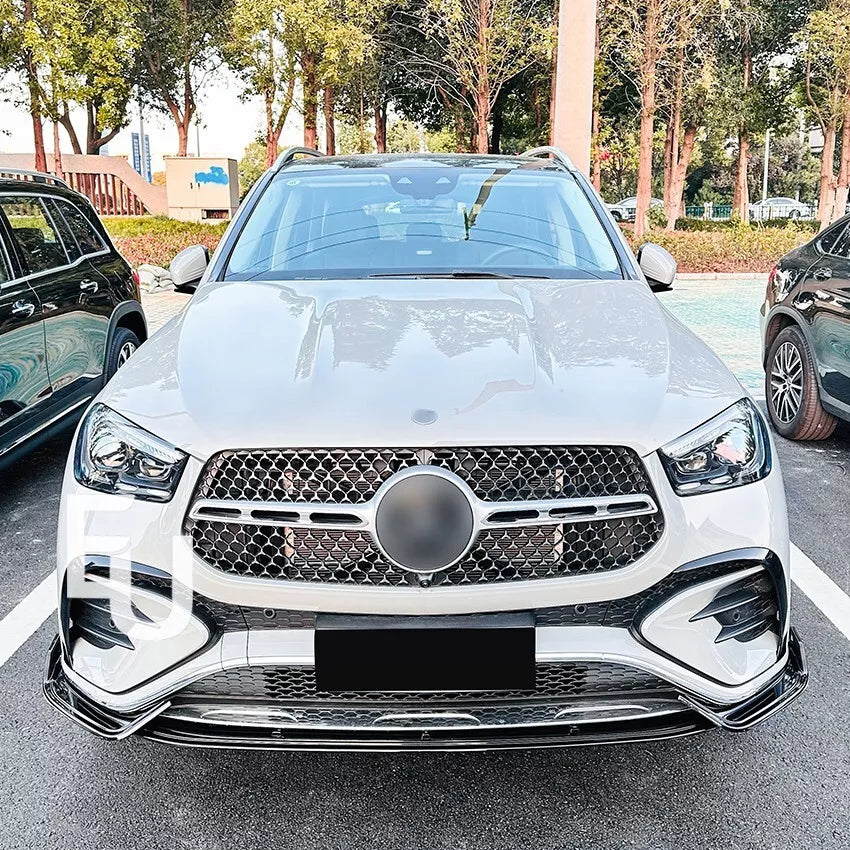 FOR MERCEDES GLE CLASS GLE43 AMG LINE W167 C167 FRONT LIP SPLITTER SPOILER GLOSS