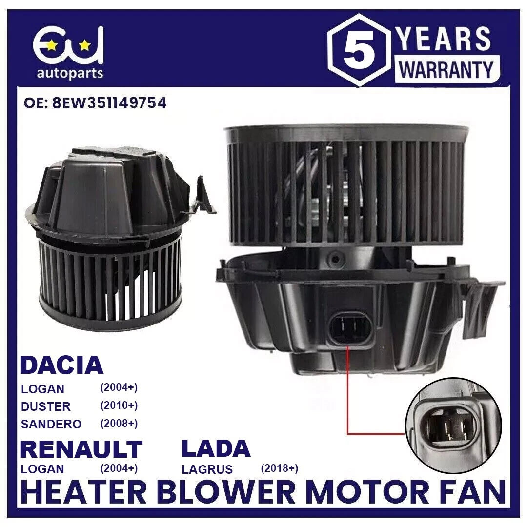 HEATER BLOWER MOTOR FAN FOR DACIA DUSTER SANDERO RENAULT LOGAN LADA LARGUS 04-ON