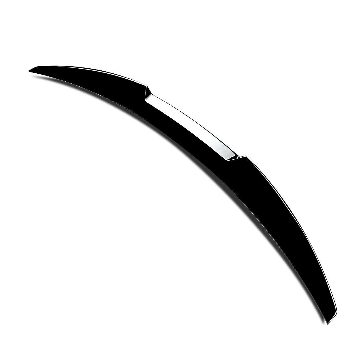 BMW 4 Series G22 Coupe M4 V-Style Gloss Black Boot Lip Trunk Spoiler –UK Fitment