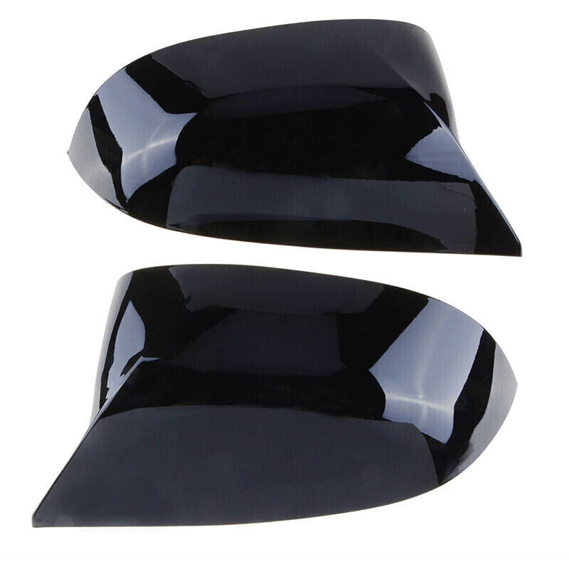 2X GLOSS BLACK MIRROR COVER CAPS FOR BMW SUV X3 X4 G01 G02 X5 X6 X7 G05 G06 G07