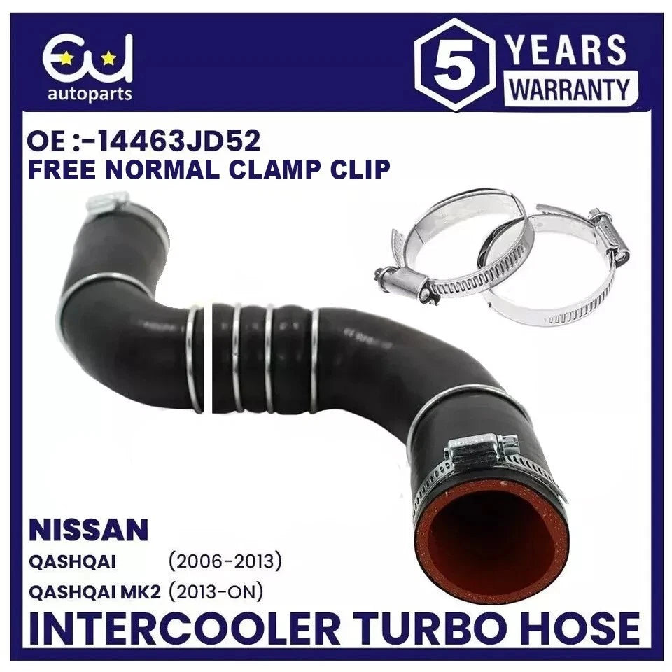 TURBO INTERCOOLER HOSE PIPE FOR NISSAN QASHQAI 1.5 DCI 14463JD50A 14463JD52A