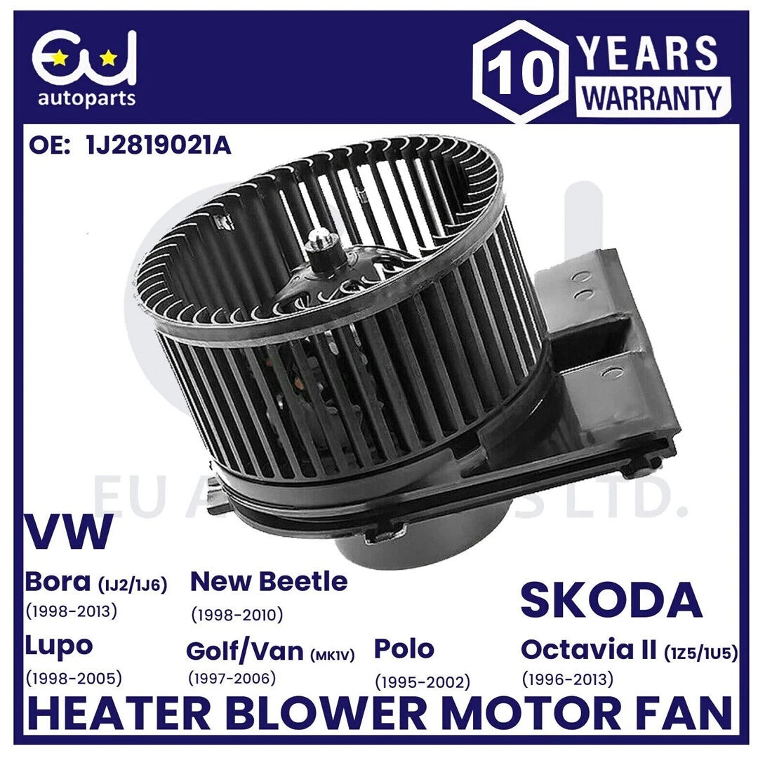 HEATER BLOWER MOTOR FAN FOR SKODA OCTAVIA MK2 VW GOLF MK4 POLO MK3 BEETLE BORA