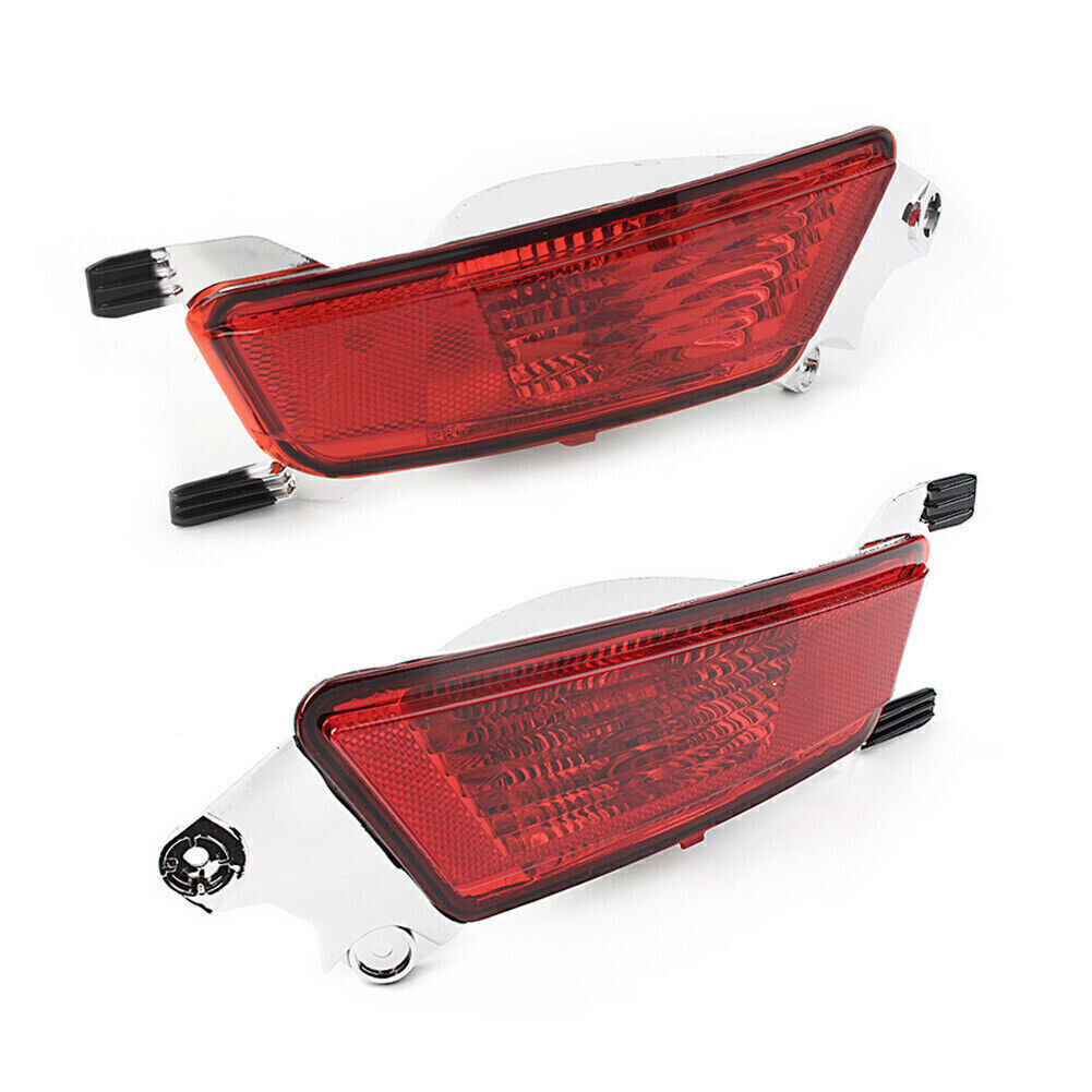 2X REAR BUMPER REFLECTOR TAIL FOG LIGHT WITH BULBS FIT LAND ROVER RANGE EVOQUE