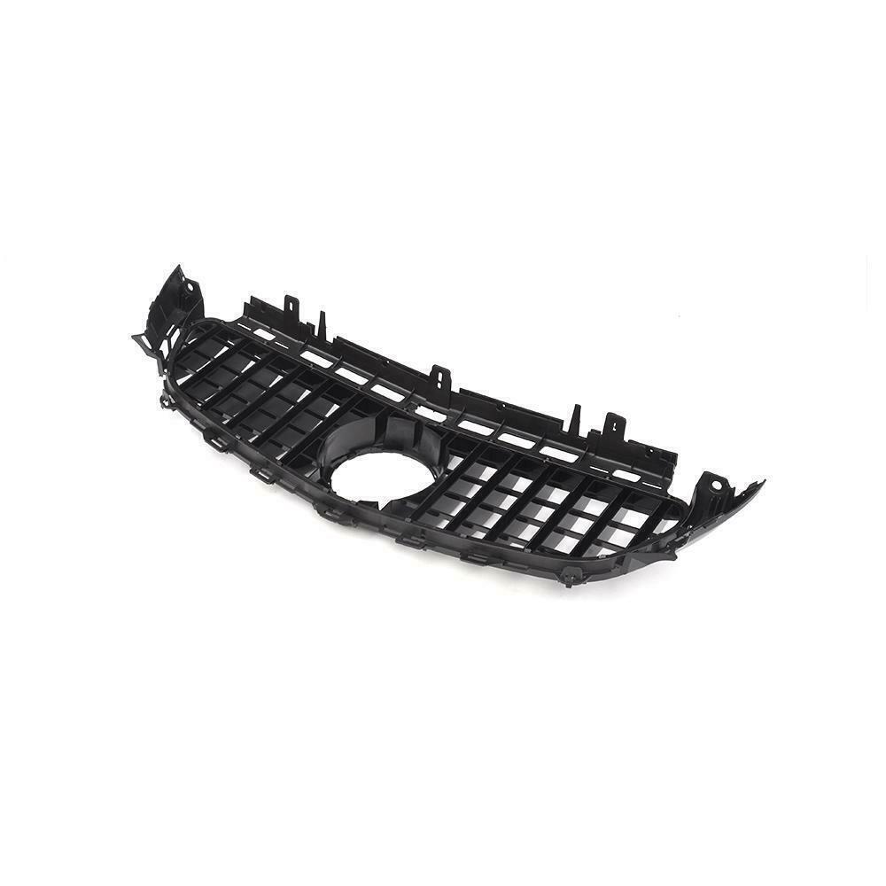 FOR MERCEDES E CLASS W213 C238 16-20 FRONT BUMPER GRILLE GRILL BLACK GT R STYLE