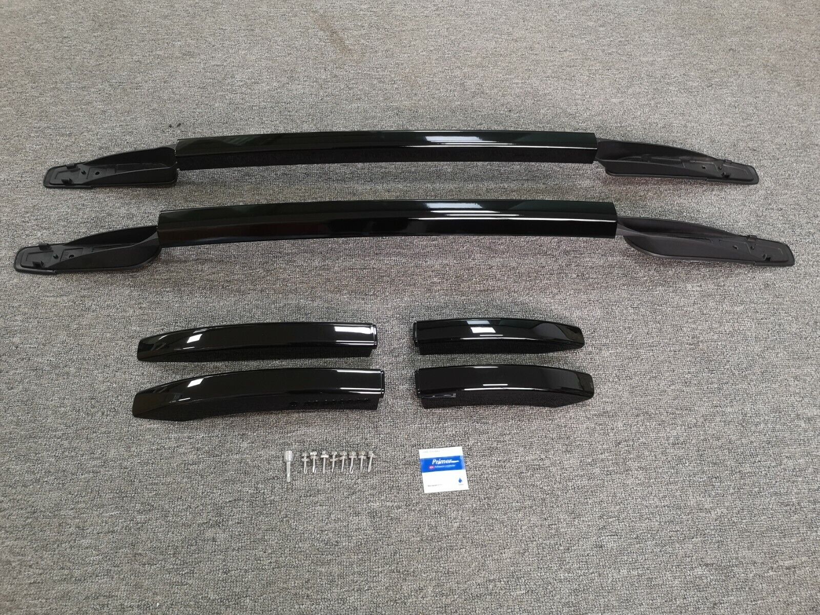 ALUMINIUM BLACK RAISED ROOF RAILS RACK BARS FOR NISSAN NAVARA NP300 D23 14+