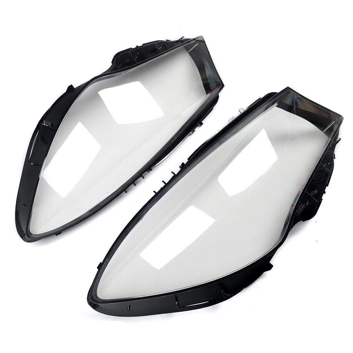 PAIR FOR MERCEDES-BENZ CLA W117 C117 HEADLIGHT HEADLAMP LENS COVER 2017-2019 LCI