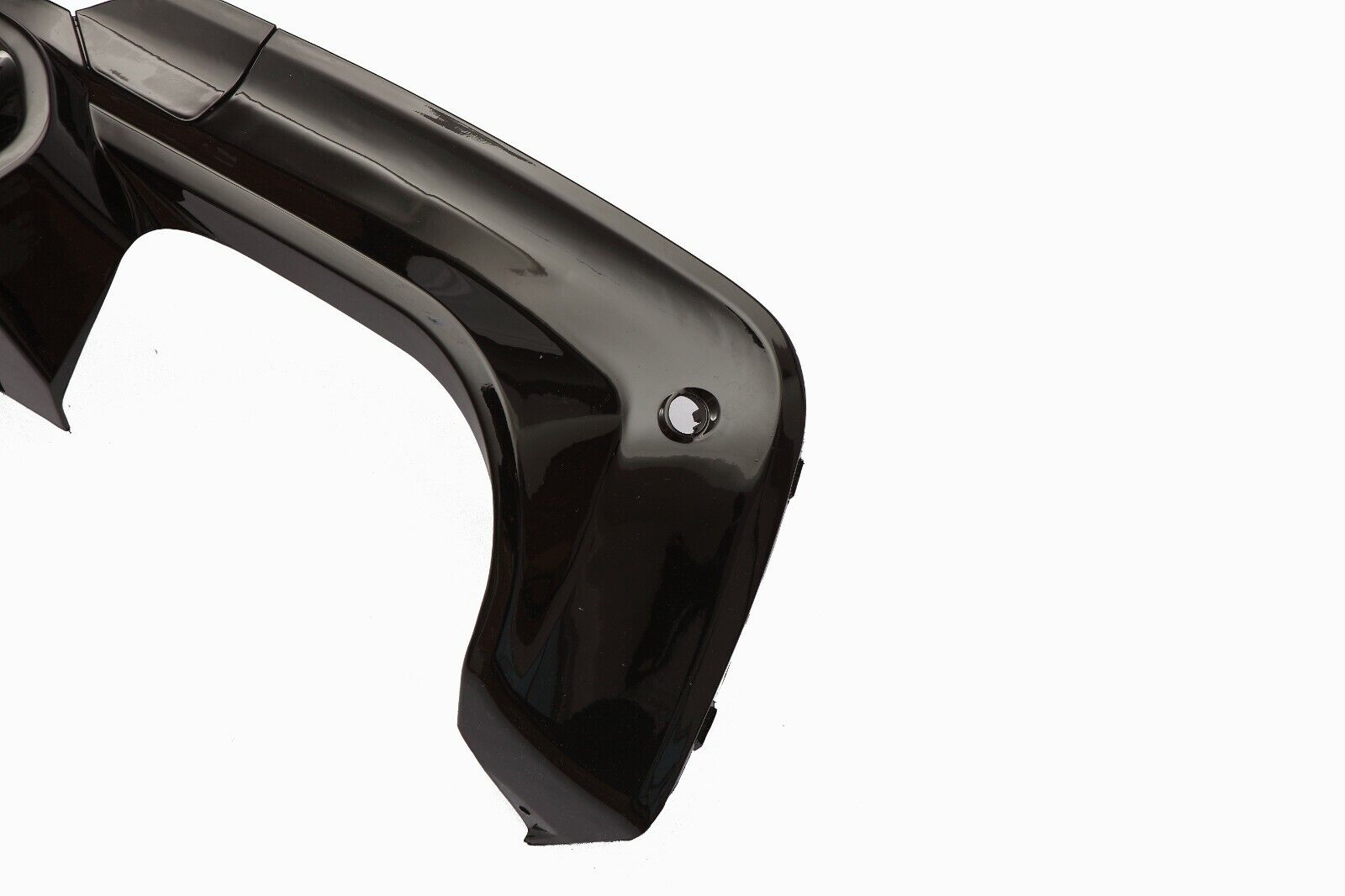 FOR BMW X3 G01 MP STYLE X3M REAR DIFFUSER WITH TAILPIPE GLOSS BLACK 17-20