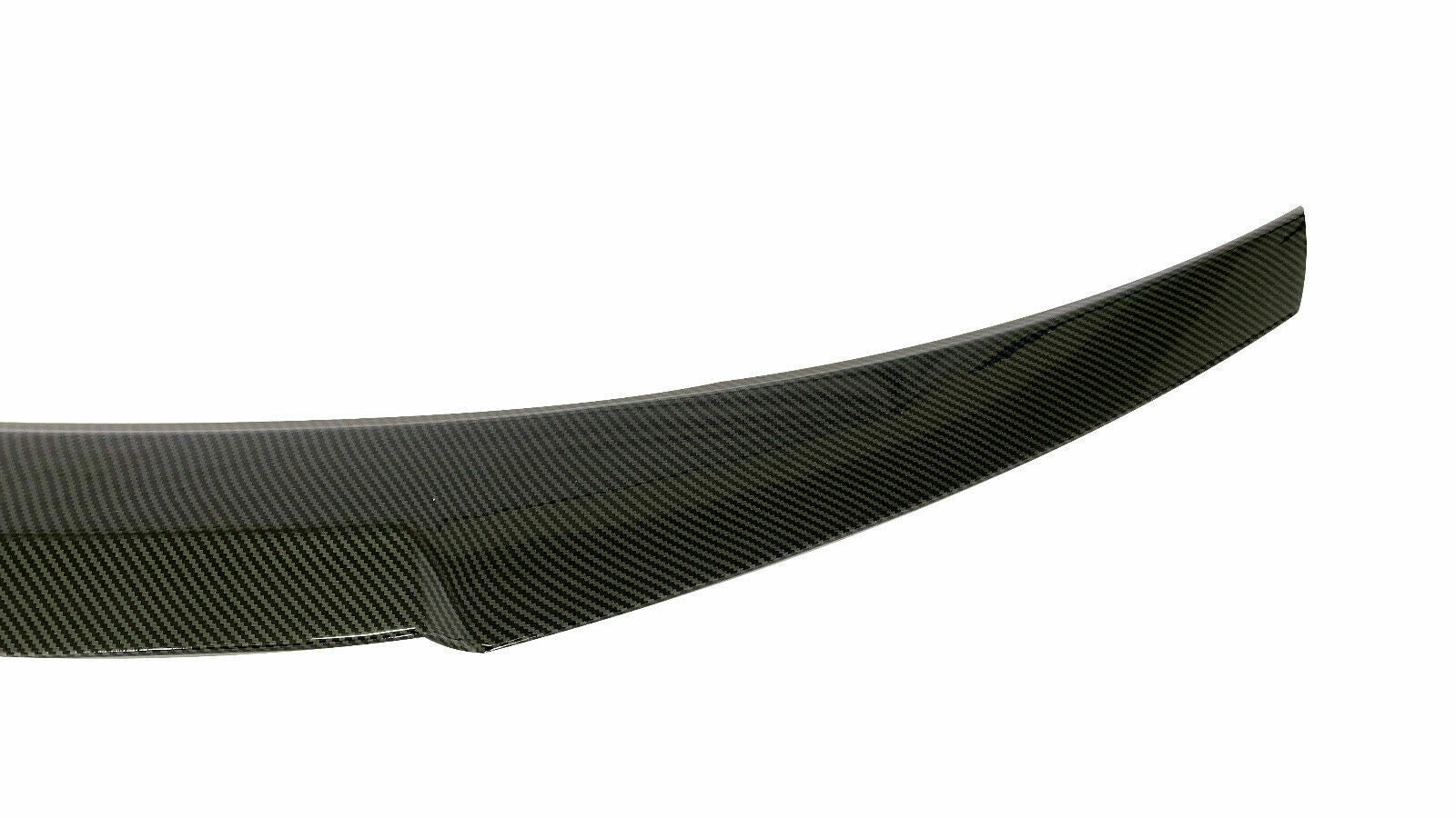 REAR TRUNK BOOT SPOILER V STYLE LIP FOR BMW 4 SERIES F82 M4 COUPE CARBON LOOK