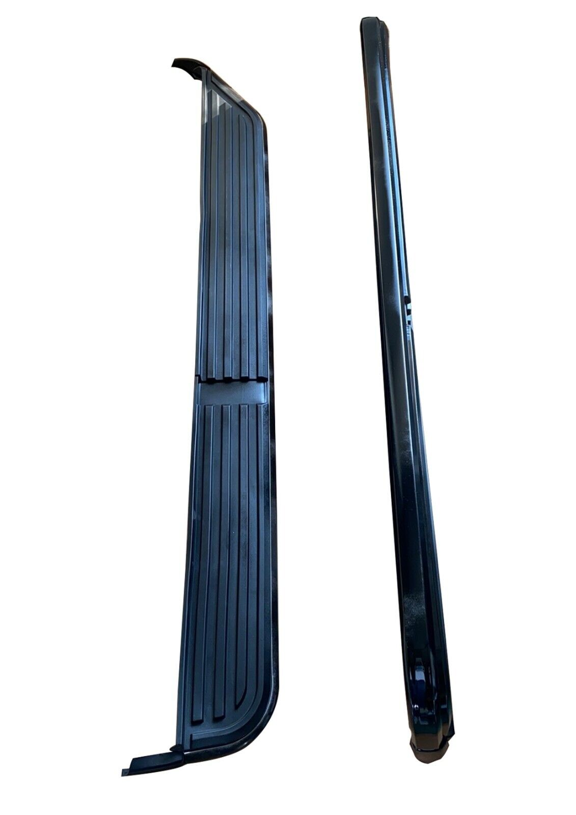 ALL BLACK STEALTH SIDE STEPS RUNNING BOARDS FOR LAND ROVER DISCOVERY 3 & 4 04-16