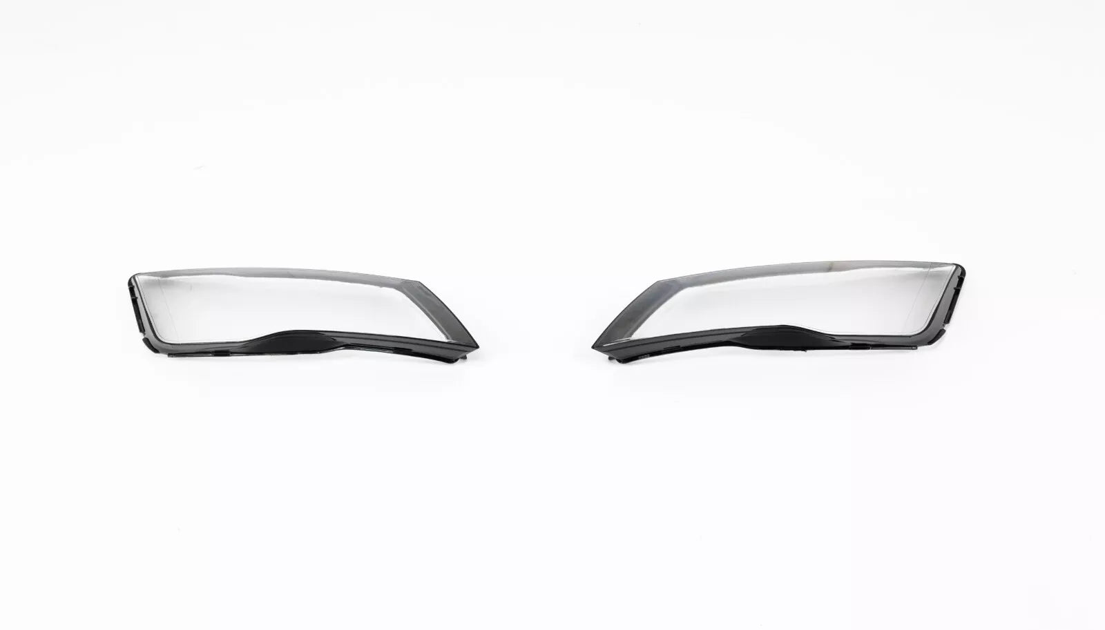 FOR AUDI A7 LEFT RIGHT SIDE PAIR FRONT HEADLIGHT HEADLAMP LENS COVER 2010-2014