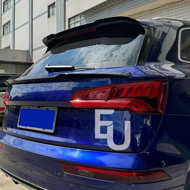 FOR AUDI Q5 S LINE SQ5 SPOILER LIP REAR ROOF WING KIT SUV 4X4 GLOSS BLACK 2017+