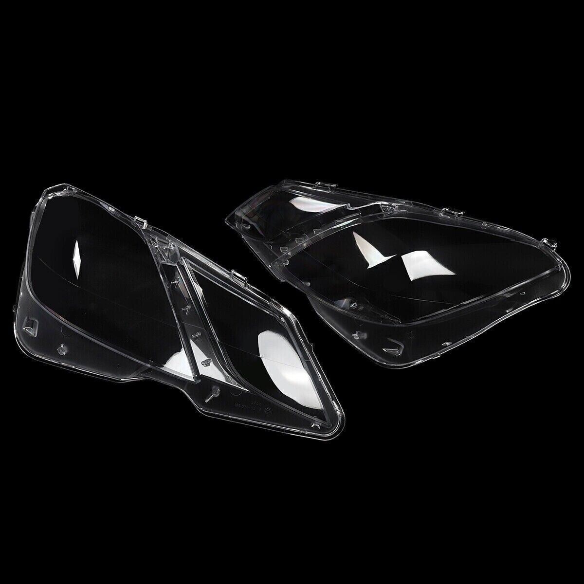 2X HEADLIGHT LENS FOR MERCEDES BENZ E CLASS W207/C207 09-13 HEADLAMP CLEAR COVER