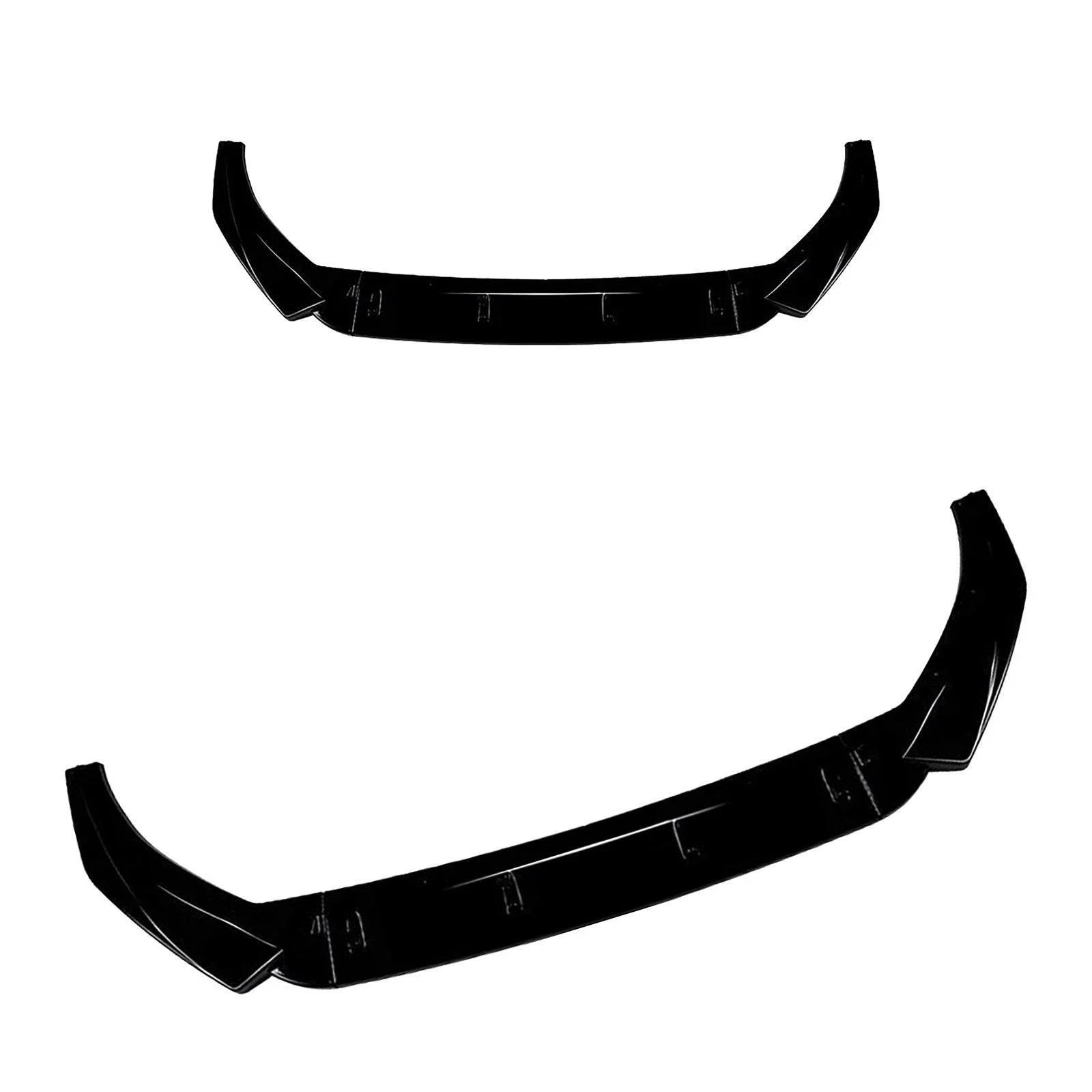 FOR AUDI A3 SE 8V NON S LINE GLOSS BLACK FRONT SPLITTER SPOILER LIP BODY 2013-16