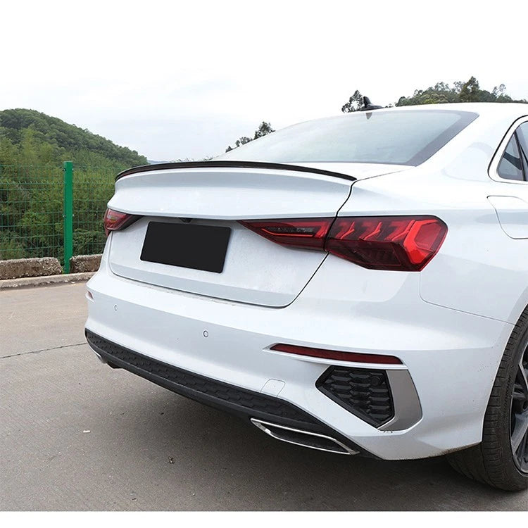 REAR BOOT SPOILER LIP WING A3 S3 RS3 STYLE FOR AUDI 2021 AUDI A3(8Y) SEDAN 2021+