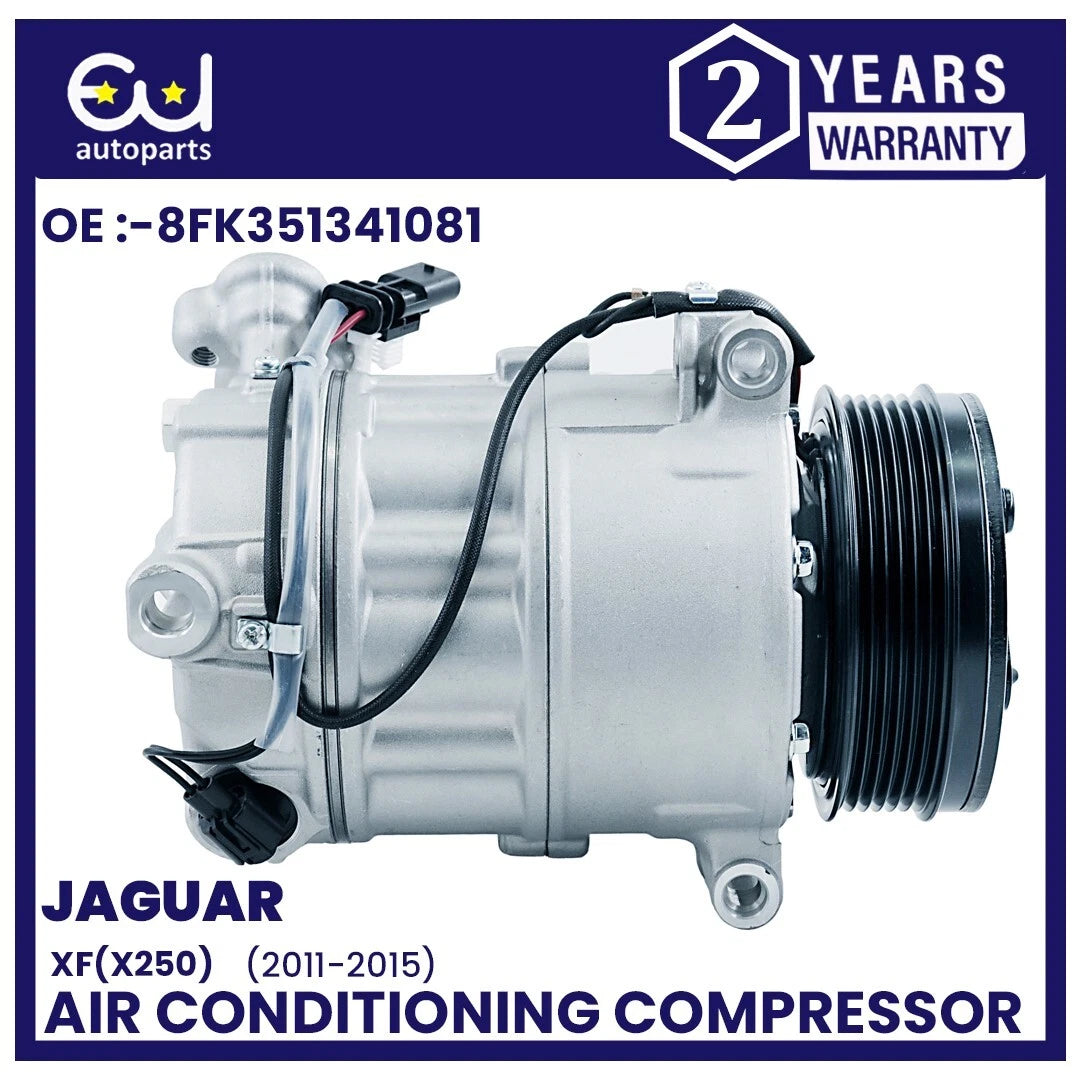 AIR CONDITIONING AC COMPRESSOR FOR JAGUAR XF X250 11-15 2.2 D C2Z13666 C2Z29596